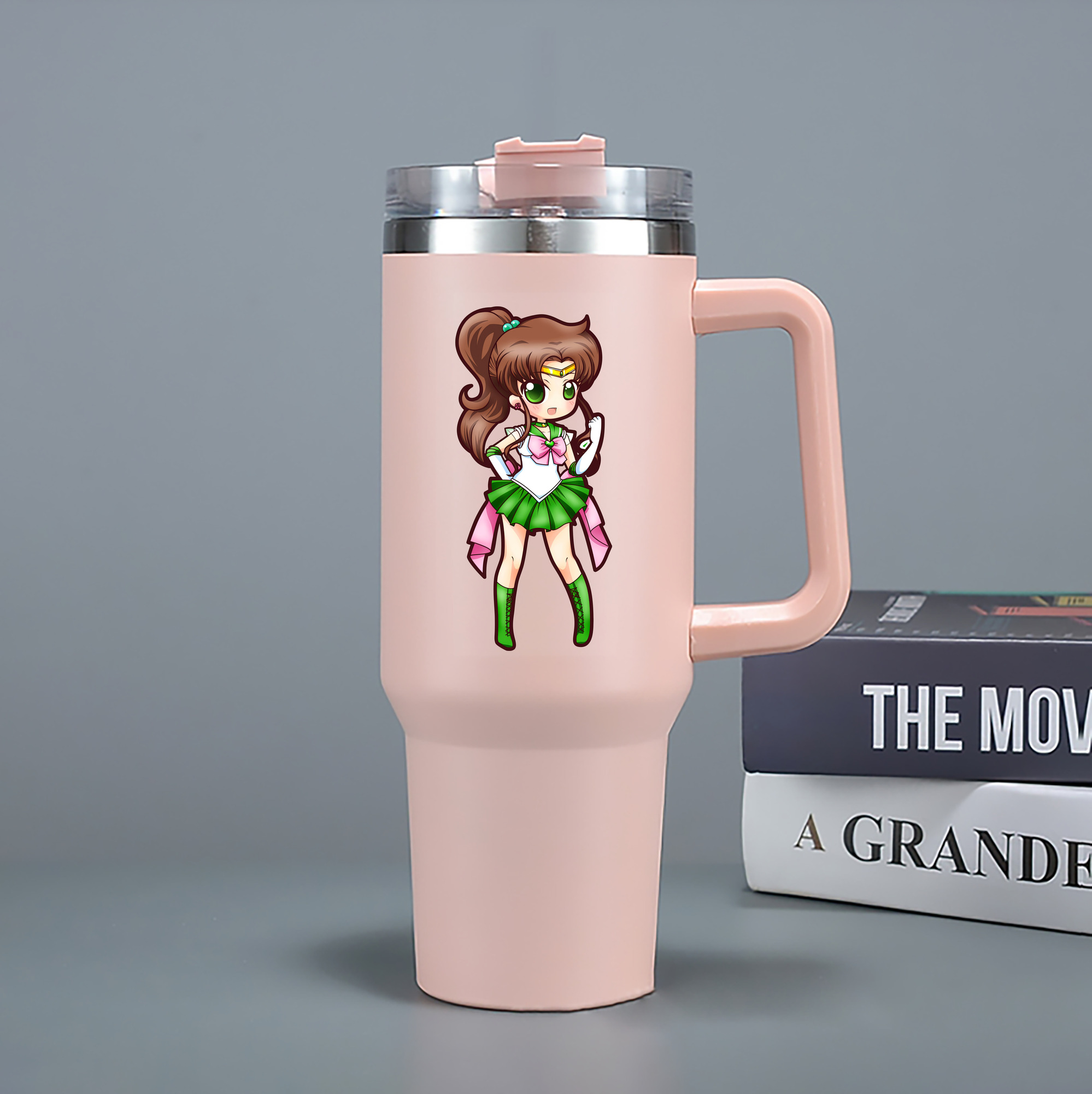 （画像用） 美少女戦士セーラームーン 木野 まこと きの まこと Sailor Moon Kino Makoto （セーラージュピター；Sailor Jupiter） 1200mL車用タンブラー（カラープリント）